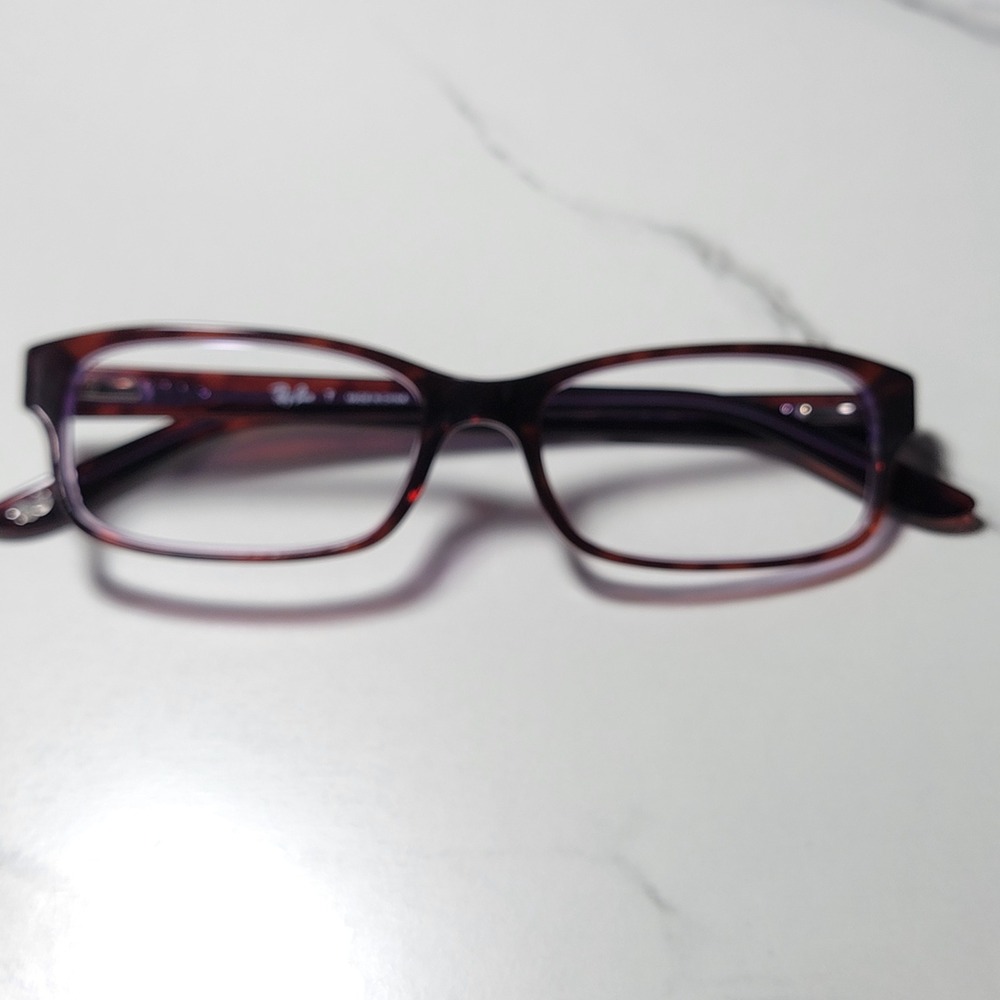 Ray-Ban RB 5187 2442 Tortoise Purple Eyeglass Frames 52-16-140